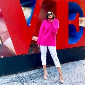 Zara neon pink turtleneck